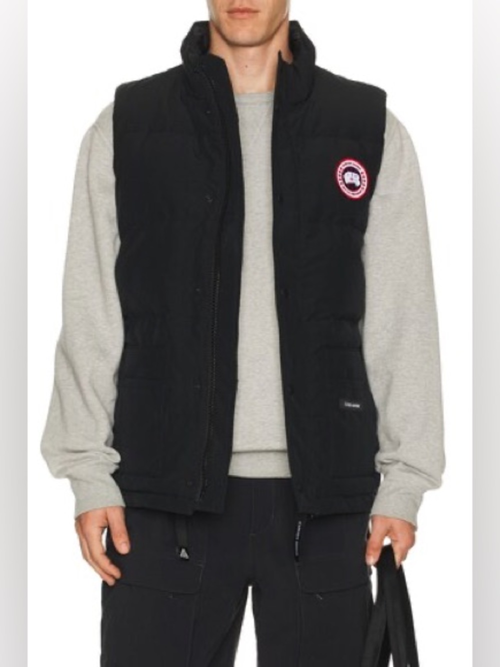 Canada Goose Freestyle Crew Vest Gilet Black Puffer Minimal Duck Down